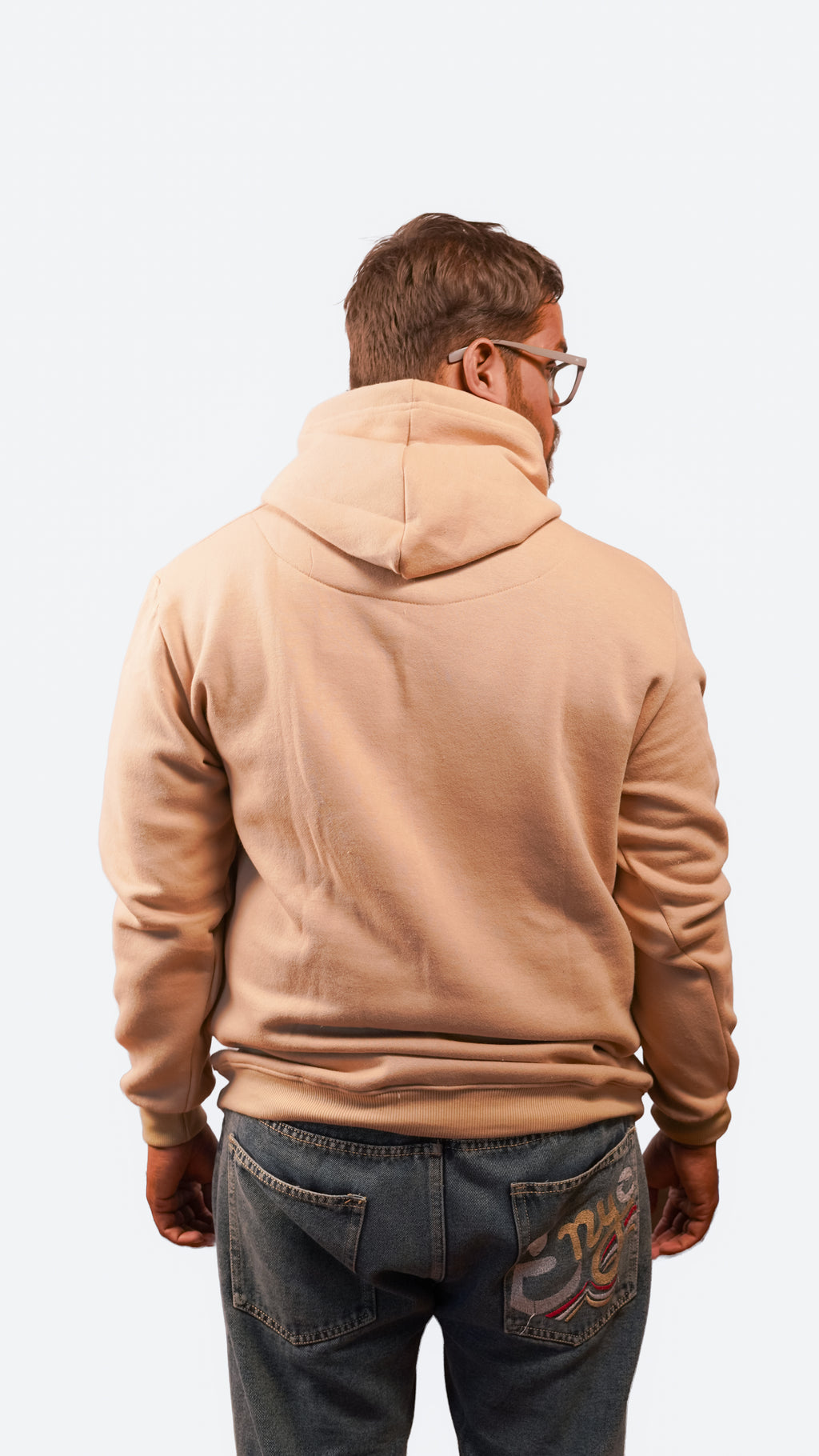 Alpha Beige Oversized Hoodie